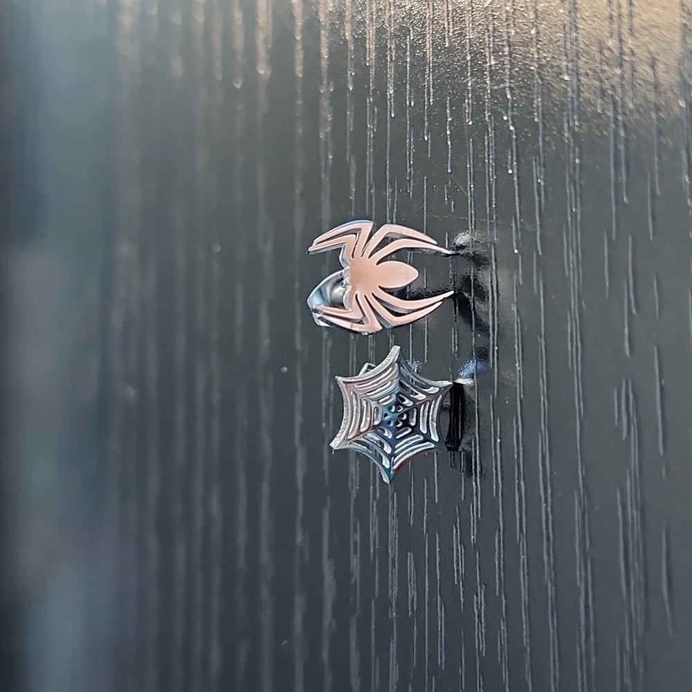 Marvel Spiderman Inspired Mismatched Earrings